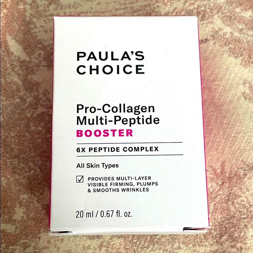 Paula's Choice Multi-Peptide Booster with Pink Accents